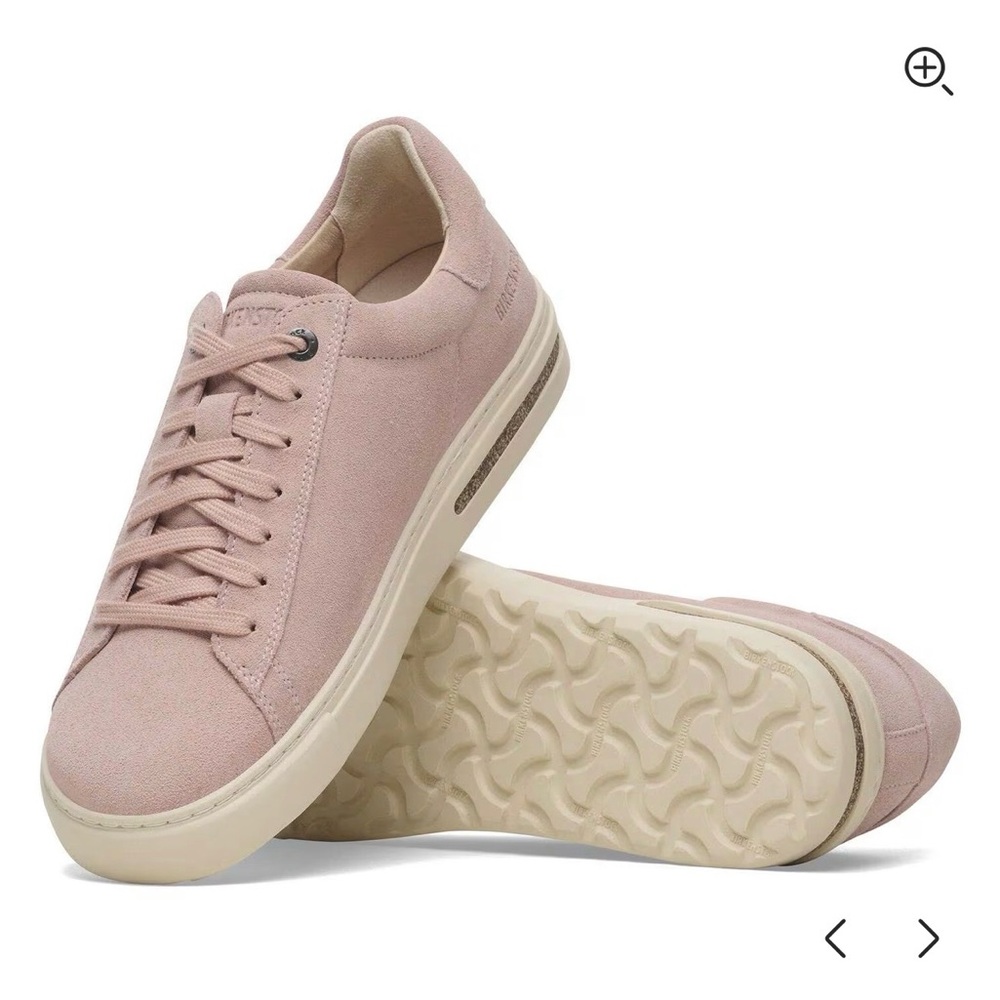 Birkenstock Bend Low Light Rose Suede Sneakers. Size 40. New in Box! - Picture 3 of 9